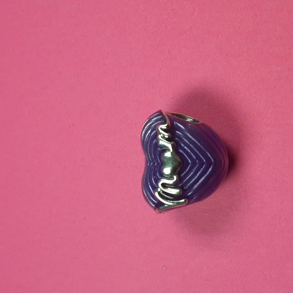 Pandora purple mom charm